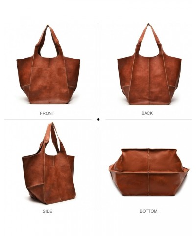 Large Carry on Handbags Oversized Tote Bags for Women Hobo and Shoulder Bags Soft PU Leather Shopping Bag $24.18 Totes