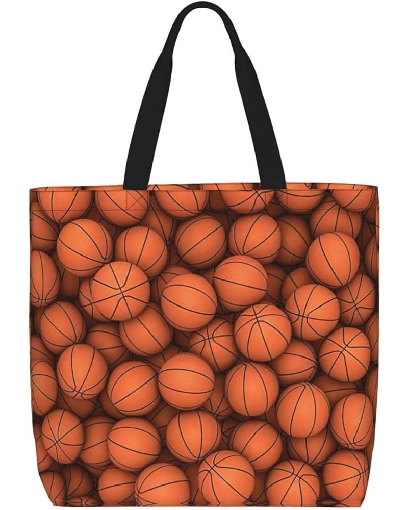 Colored Jellyfish Print Fashion Tote Bag,Travel Handbag For Women, Hobo Bags, Work Shoulder Bags Crossbody Bag Basketball Ora...