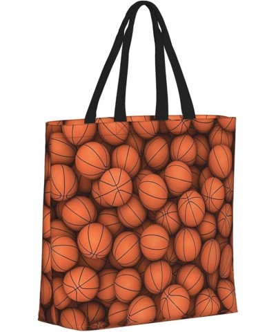 Colored Jellyfish Print Fashion Tote Bag,Travel Handbag For Women, Hobo Bags, Work Shoulder Bags Crossbody Bag Basketball Ora...