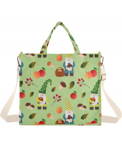 Forest Little Gnomes Women's Tote Handbags Top Handle Satchel Shoulder Bag Crossbody Bag for Office Travel S $18.14 Totes