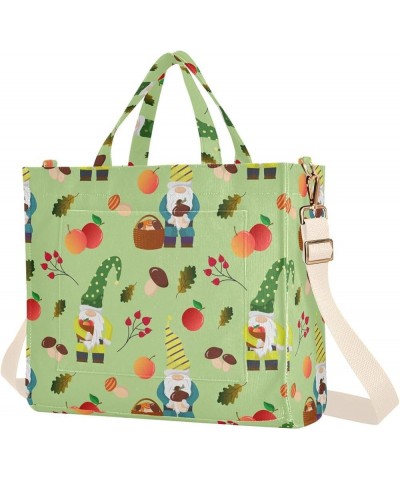 Forest Little Gnomes Women's Tote Handbags Top Handle Satchel Shoulder Bag Crossbody Bag for Office Travel S $18.14 Totes