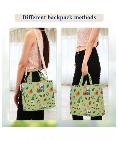 Forest Little Gnomes Women's Tote Handbags Top Handle Satchel Shoulder Bag Crossbody Bag for Office Travel S $18.14 Totes