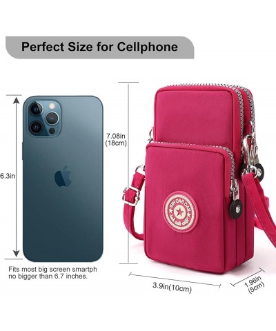 Small Crossbody Bags for Women Mini Cell Phone Wallet Shoulder Bag Handbag Arm Bag Purse Twill $8.24 Crossbody Bags