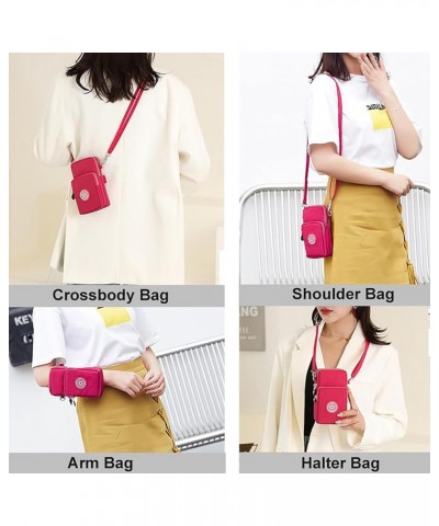 Small Crossbody Bags for Women Mini Cell Phone Wallet Shoulder Bag Handbag Arm Bag Purse Twill $8.24 Crossbody Bags