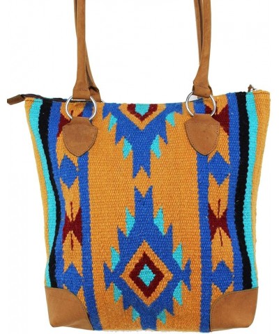 Women's Western Handwoven Wool Rodeo Cowgirl Handbag Shoulder Purse Tote 10305 Leather Strap $33.14 Shoulder Bags