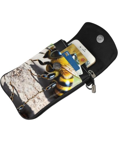 Mighty Highland Yak Small Cell Phone Purse - Handbag with Adjustable Strap for Shopping and Multifunctional Use Cute Little B...