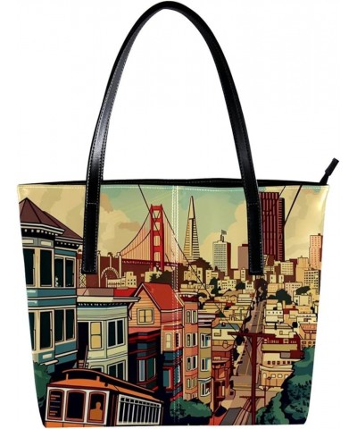 Purses for Women,Tote Bag Aesthetic,Women's Tote Handbags H567z3jova $19.27 Handbags