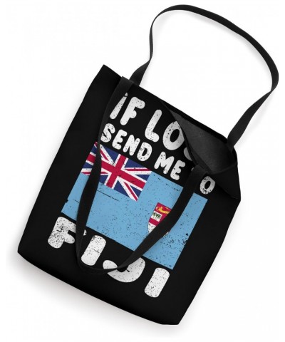 Fiji Flag Souvenir - If lost send me to Fiji Tote Bag $15.11 Totes