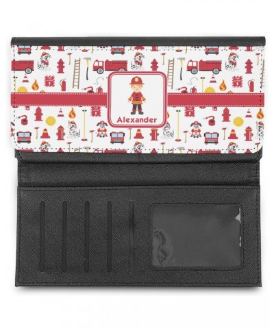 Firefighter Character Leatherette Ladies Wallet w/Name or Text $27.21 Wallets