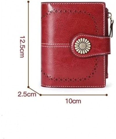 Coin Purse Women's Leather Wallet Mini Portable Card Holder Large Capacity Bifoldcoins Pocket Storage for Coins Card Purses V...