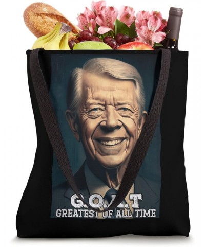 Vintage Jimmy Carter The Greatest Of All Time Presidents Day Tote Bag $11.76 Totes