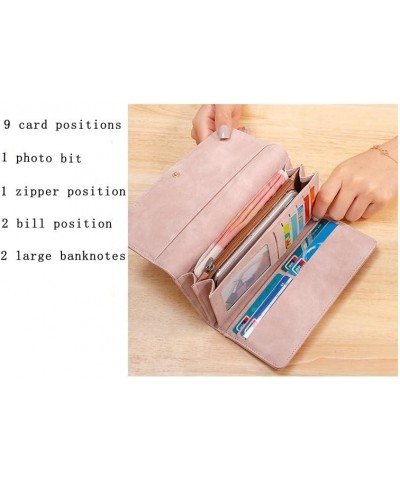 Women's Wallet Fashion Cute Purse Student Foldable Personalized Wallet Large Capacity Multi-Card Purse (yellow, short) Long P...