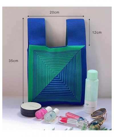 Wrist Handbag for Women Wristlet Handbag Sleeve Knot Pouch Portable Purse Tote Gift Bag Greenblue $8.40 Wristlets