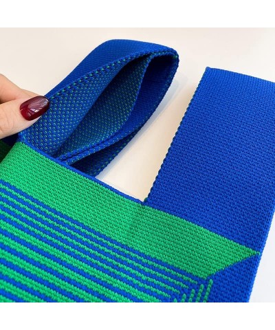 Wrist Handbag for Women Wristlet Handbag Sleeve Knot Pouch Portable Purse Tote Gift Bag Greenblue $8.40 Wristlets