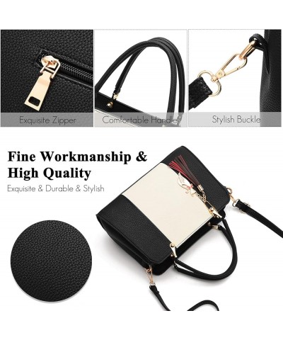 Elegant Handbags with Pendant Women Purse Shoulder Top Handle Bags Pink $22.53 Shoulder Bags