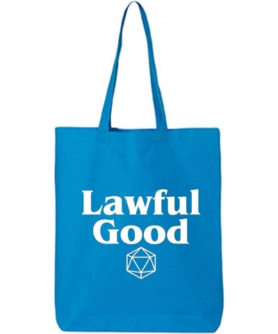 Lawful Good Cotton Canvas Tote Bag Sapphire $12.59 Handbags