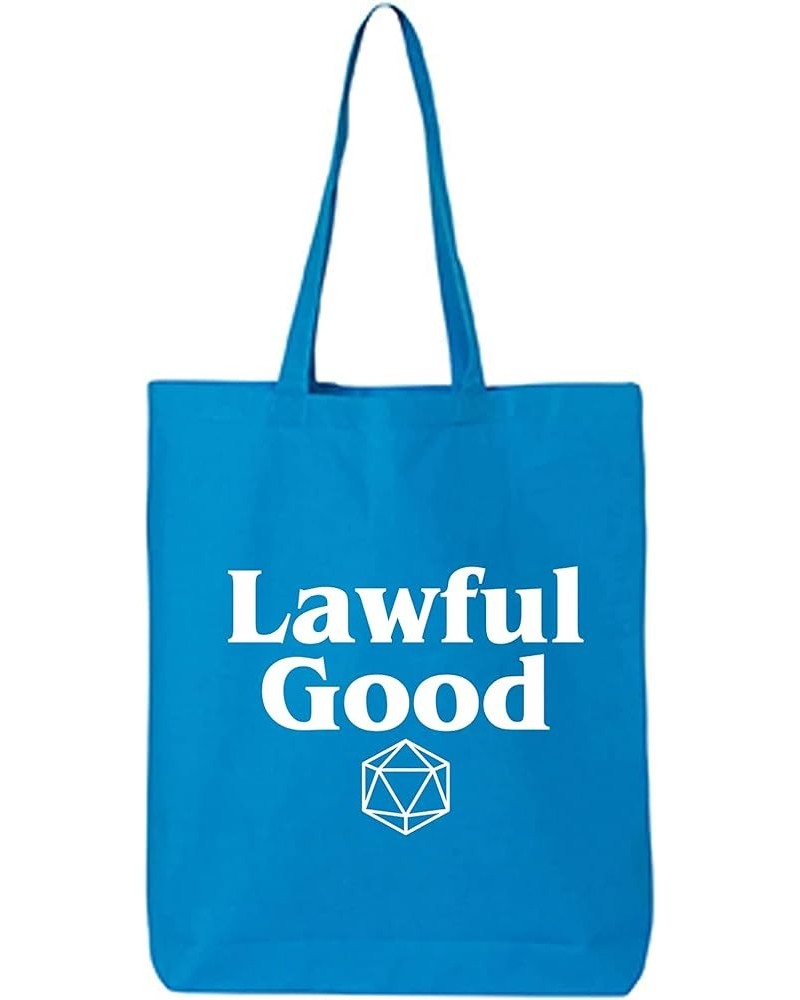 Lawful Good Cotton Canvas Tote Bag Sapphire $12.59 Handbags