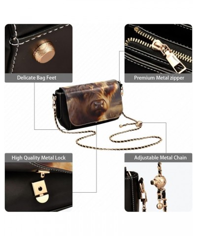 Crossbody Bags for Women Trendy Women's Black Shoulder Bag Small PU Leather Flap Cross Body Bag Handbags Pattern10 $24.59 Cro...