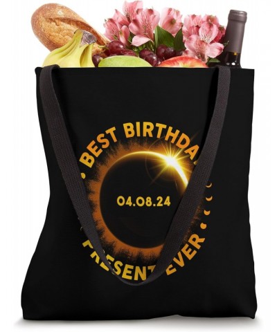 Solar Eclipse Best Birthday Ever Funny Totality April 8 2024 Tote Bag $10.80 Totes