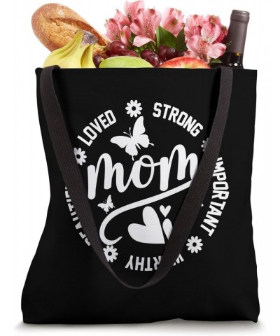 Funny Mom the Heart of the Family Mother's Day Design Tote Bag $14.03 Totes