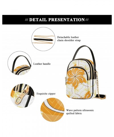 Flowers (7) Multi Pockets Crossbody Bags for Women Zip Cell Phone Purse Wallet Bag with Detachable Shoulder Strap Travel Purs...