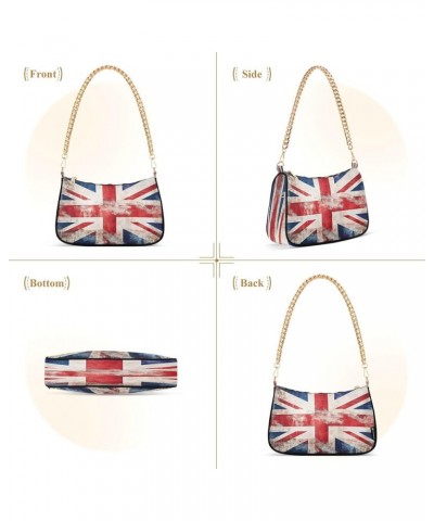 Shoulder Bags for Women American US Flag Independence Day Patriotic Hobo Tote Handbag Small Clutch Purse with Zipper Closure ...