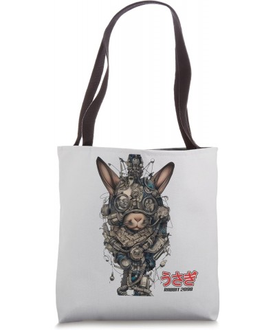 Japanese Apocalyptic Rabbit Soldier Tote Bag $17.40 Totes