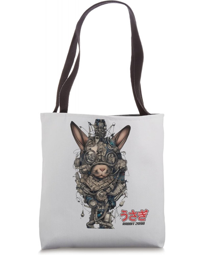 Japanese Apocalyptic Rabbit Soldier Tote Bag $17.40 Totes