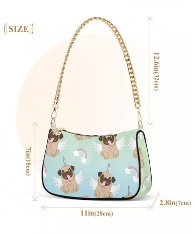 Skeleton Silhouette Skull Satchel Purse Hobo Tote Bags Women Ladies Handbags Funny Shoulder Purse Pug Unicorn Bulldog $15.29 ...