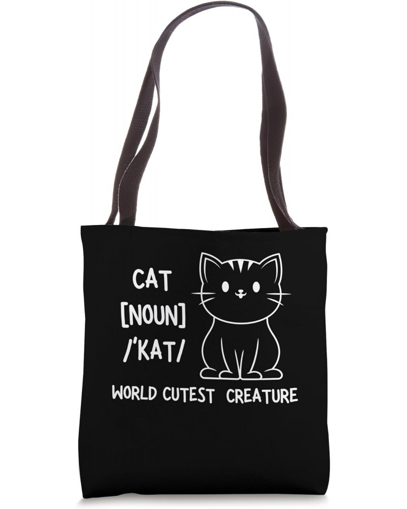 Funny Cat Dictionary Definition Tote Bag $12.97 Totes