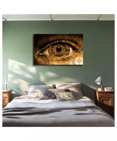 Steampunk Eye Gear Poster Canvas Printing Modern Home Office Living Room Bedroom Gift Decoration Wall Art (Framed,12×18inch) ...