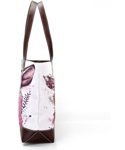 Canvas Tote Bag, Large Tote Bag, Women's Tote Handbags, Lou Lin Lovely Parrot, Totes for Women Pattern 1068 $27.83 Totes