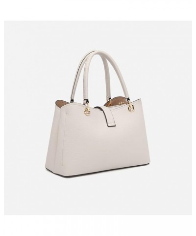 Women Top Handle Crossbody Bag Large Ladies Satchel Handbag Fashion Vegan Leather Shoulder Bag Tote Purses White $29.39 Totes