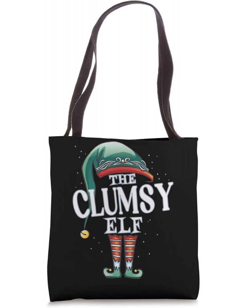 Clumsy Elf Christmas Group Xmas Pajama Party Tote Bag $13.41 Totes