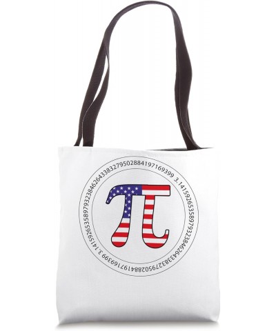 4th Of July Pi Day American Flag Math USA Patriotic Science Tote Bag $9.03 Totes