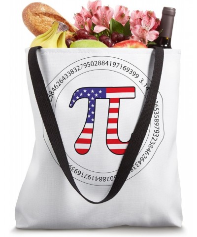 4th Of July Pi Day American Flag Math USA Patriotic Science Tote Bag $9.03 Totes