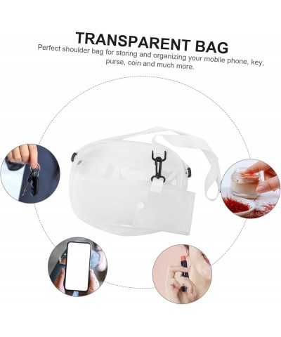 2pcs Shoulder Bag Cross Body Purse Messenger Bag Crossbody Bag Transparent Bag Jelly Bag White Bags Whitex3pcs $10.30 Shoulde...