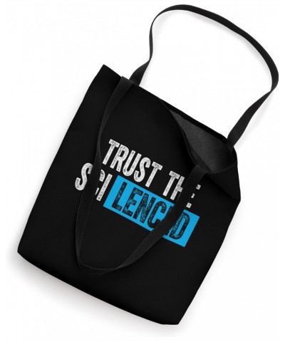 Trust the SCI lenced Trust The Silenced Hub Vintage Design Tote Bag $10.08 Totes