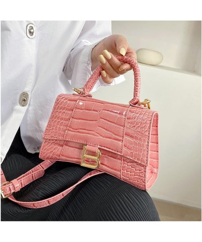 Women's Retro Textured Tote Bag Handbags Trendy Small Crossbody Bag for Women Hobo Shoulder Bag Satchel Bag Purse Pink $16.99...