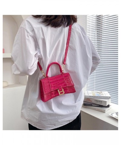 Women's Retro Textured Tote Bag Handbags Trendy Small Crossbody Bag for Women Hobo Shoulder Bag Satchel Bag Purse Pink $16.99...