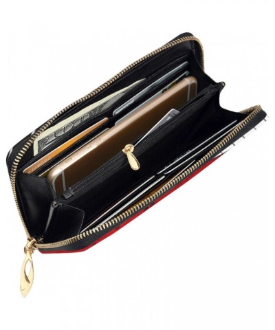 Long Handbag Purse Wristlet Bag Card Holder Wallet-Piano Music Note Leather Wallet For Women Men $26.68 Wristlets