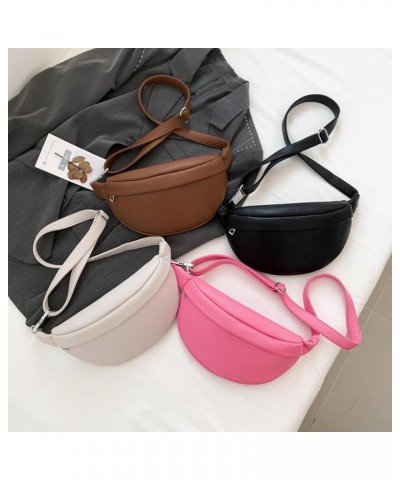 Candy Color Women's Chest Bag, Fashionable Korean Version Pu Crossbody Bag, Women's Multi-Functional Travel Casual Waist Bag ...