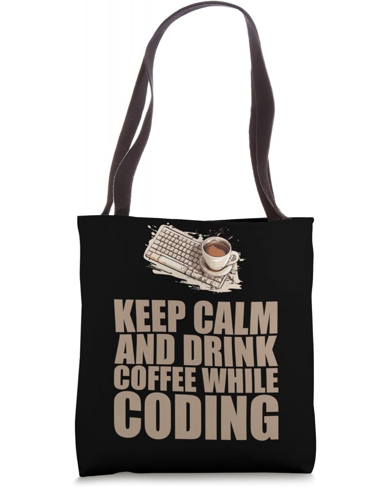 Caffeine Coder Software Developer Engineer Coffee Programmer Tote Bag $17.62 Totes