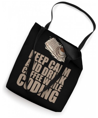 Caffeine Coder Software Developer Engineer Coffee Programmer Tote Bag $17.62 Totes