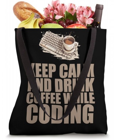 Caffeine Coder Software Developer Engineer Coffee Programmer Tote Bag $17.62 Totes