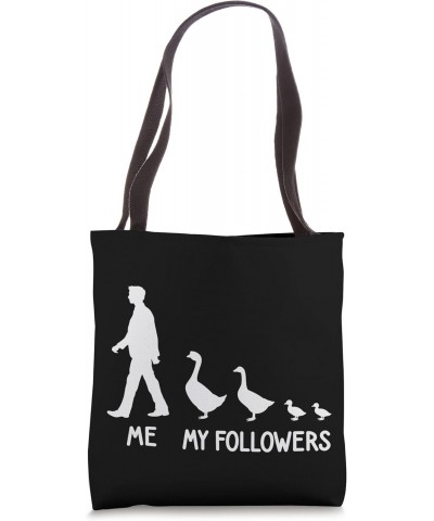 ME MY FOLLOWERS Goose Lover Lama Cute Animal Social Tote Bag $11.96 Totes