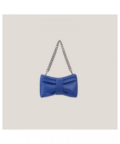 Evening Bag for Women Satchel Purse Shoulder Bag Crossbody Purse Bow Shape Fashion Handbag Blue $15.30 Backpacks