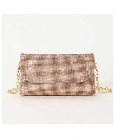 Crystals Envelope Rhinestone Clutch Purse Rubber Soles Drills Diamond Evening Shoulder Purses Wedding Party 2302-SilverAB 230...