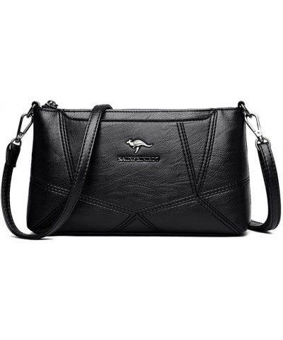 Women Shoulder HandBags Crossbody Bags For Female Leather Designer Purses Handbag Women's Messenger Bag 5833 Black $19.66 Sho...