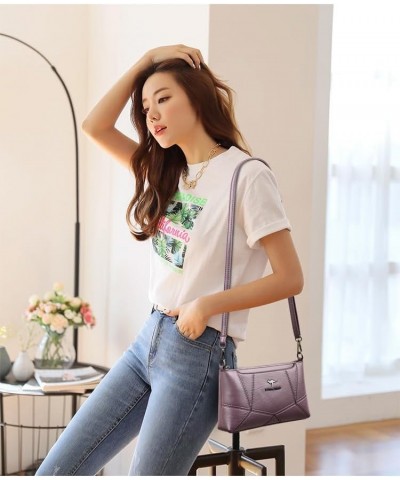 Women Shoulder HandBags Crossbody Bags For Female Leather Designer Purses Handbag Women's Messenger Bag 5833 Black $19.66 Sho...